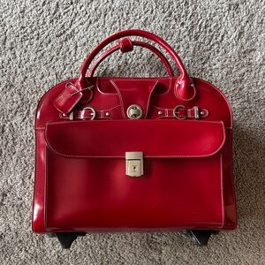 McKlein “Edgebrook” Rolling Laptop Briefcase